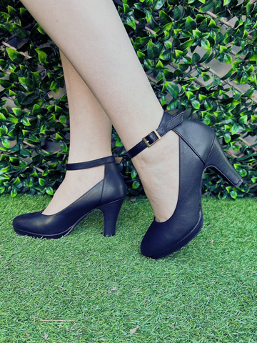 Neo Platform Heels - Navy