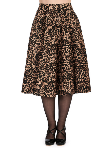 Cheetah Swing Skirt