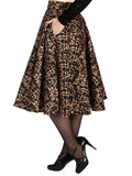 Cheetah Swing Skirt