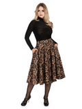 Cheetah Swing Skirt