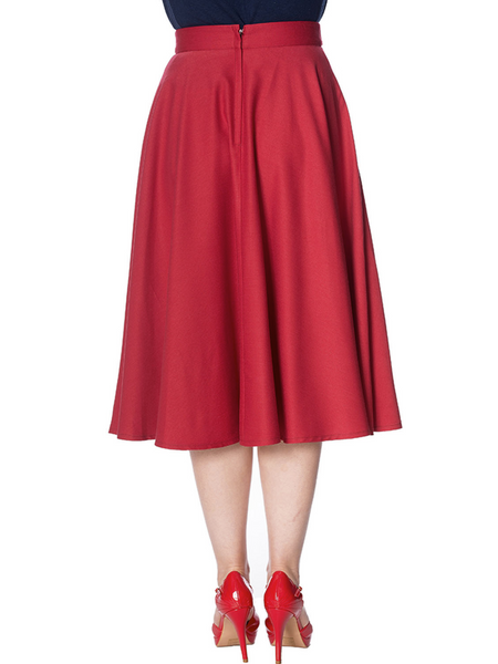 Di Di Swing Skirt - Red