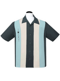 Kingston Bowling Shirt - Charcoal