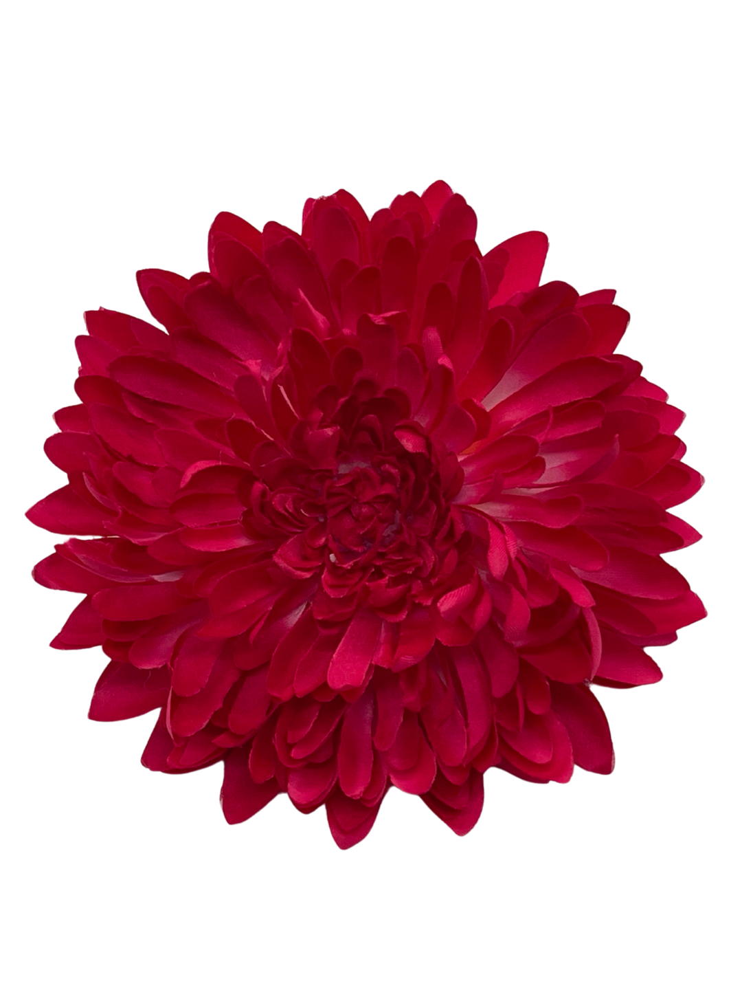 Large Chrysanthemum Hair Flower - Cerise