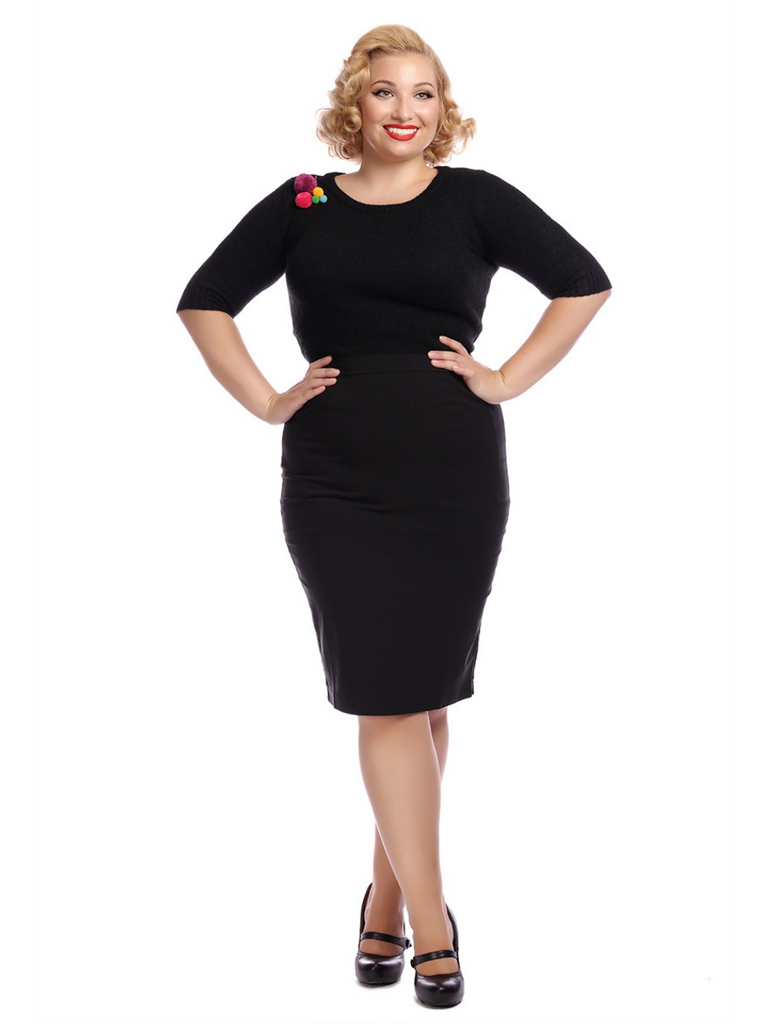 Plus size bengaline pencil skirt best sale