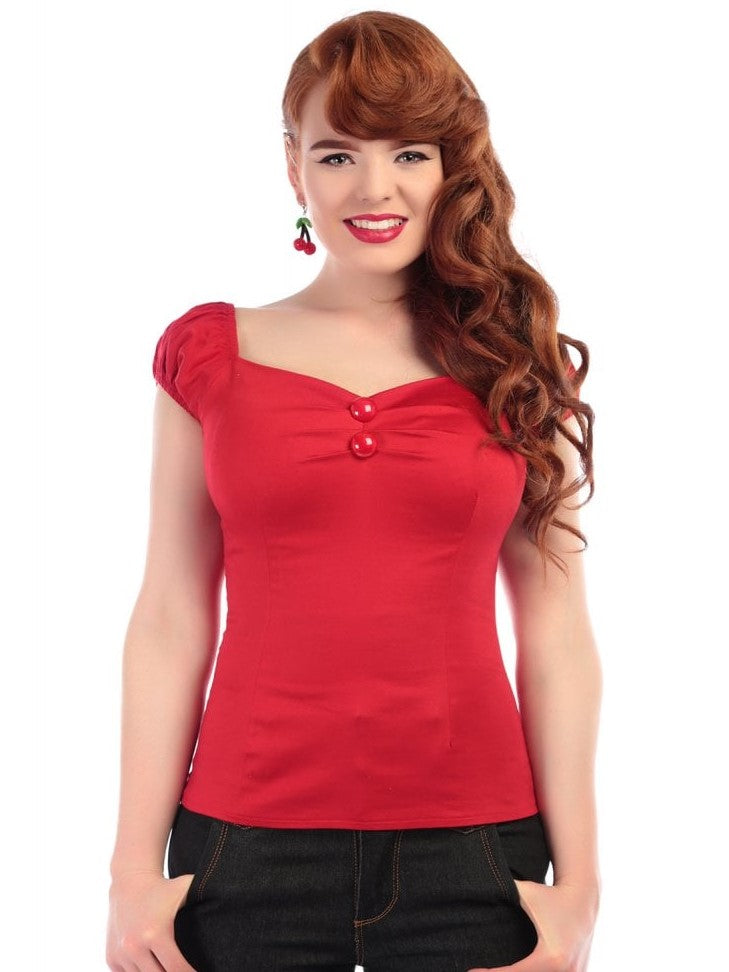 Dolores Top - Red